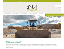 Tablet Screenshot of envirecyclage.com
